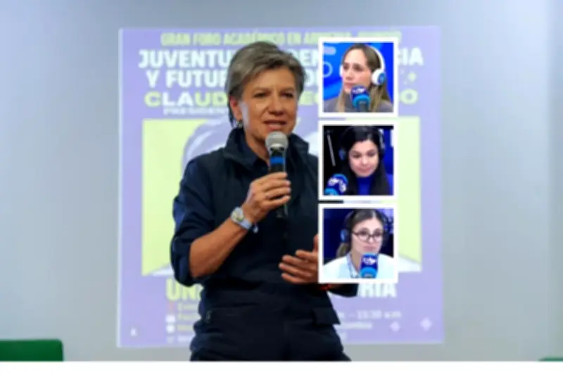 Claudia López conmueve a panelistas de Blu Radio al recordar pérdida de su hijo