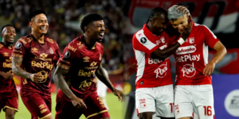Colombia en Copa: Tolima y Santa Fe abren semana clave en Libertadores y Sudamericana