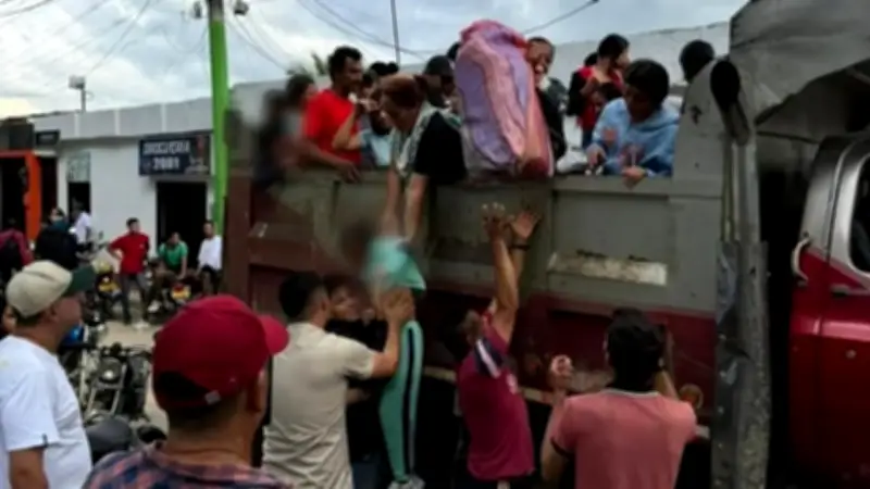Colombia: más de 394.000 desplazados en 2024, Norte de Santander lidera crisis