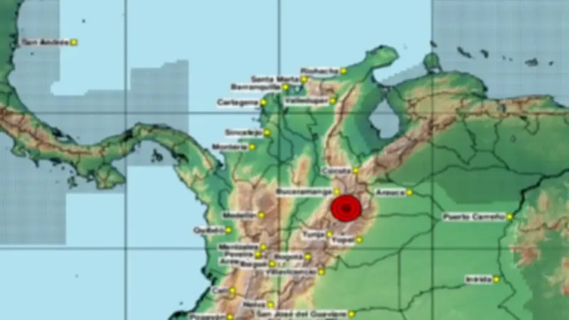 Colombia registra siete sismos este 12 de mayo de 2026: detalles