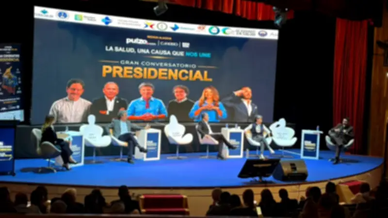 Crisis de salud domina debate presidencial con ausencias notables