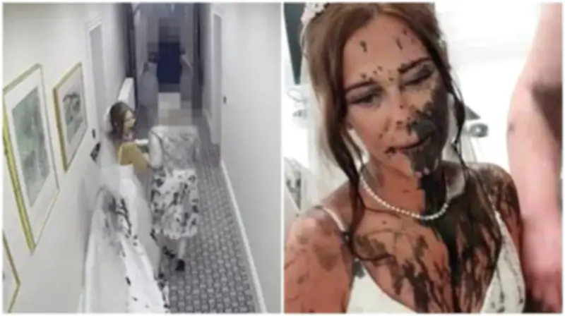 Cuñada arruina vestido de novia con pintura negra en venganza