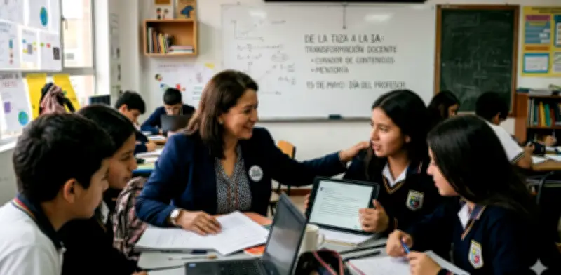 Día del Profesor: de la tiza a la IA, la transformación del maestro