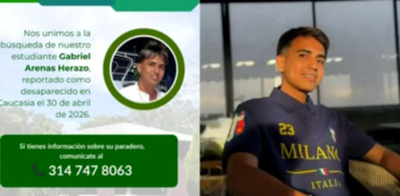 Desaparece estudiante de la Universidad de Antioquia en Caucasia: ofrecen recompensa