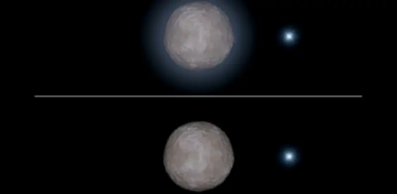 Detectan posible atmósfera en un diminuto objeto más allá de Plutón