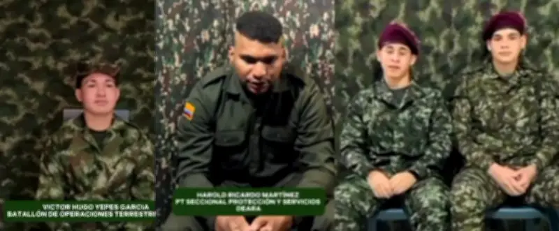 Disidencias divulgan nueva prueba de supervivencia de militares secuestrados