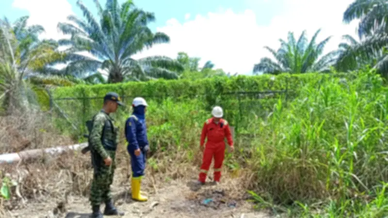 Ejército descubre cuatro válvulas ilegales para hurto de combustible en Barrancabermeja