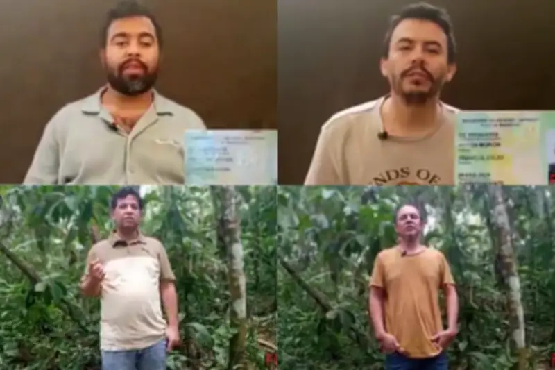 ELN divulga nuevas pruebas de supervivencia de secuestrados en Arauca