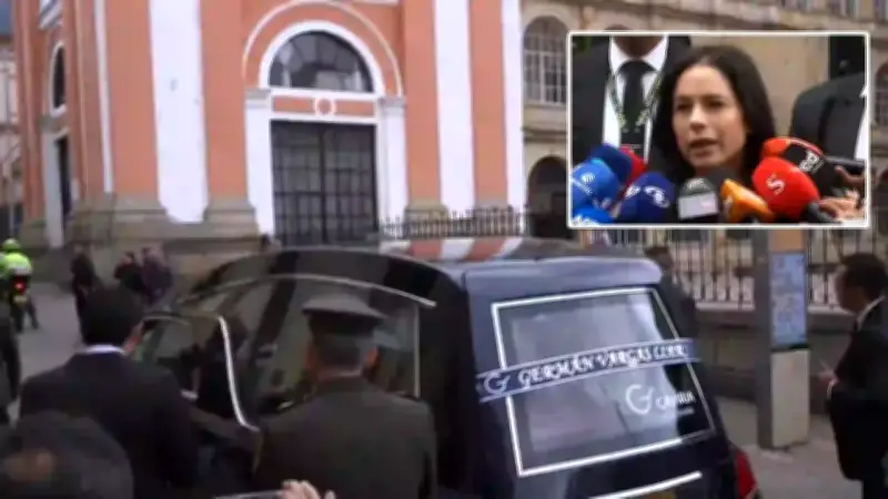 Emotiva despedida de Clemencia Vargas a su padre Germán Vargas Lleras