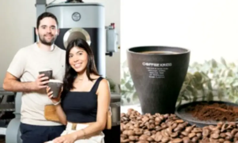 Emprendimiento barranquillero transforma residuos de café en tazas sostenibles