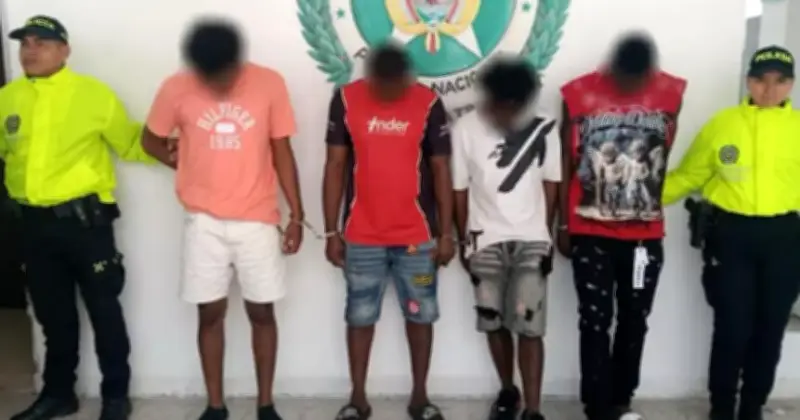 Envían a prisión a cuatro presuntos integrantes de banda de hurto en El Poblado