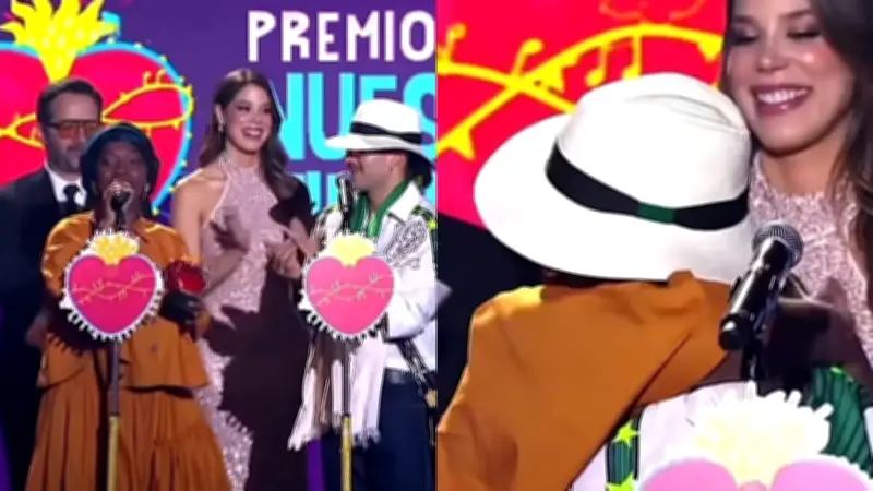 Feid y Nidia Góngora triunfan en Premios Nuestra Tierra con 'Caferxxo'