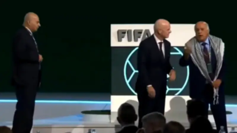 FIFA: fallido apretón de manos entre Israel y Palestina en congreso