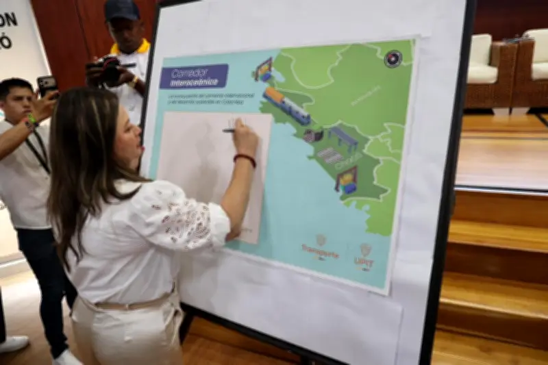 Gobierno presenta avances del tren interoceánico en Chocó que conectará Pacífico y Caribe