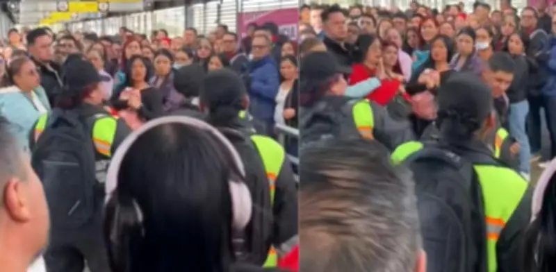Guardia de TransMilenio y colado se enfrentan a golpes en el sur de Bogotá