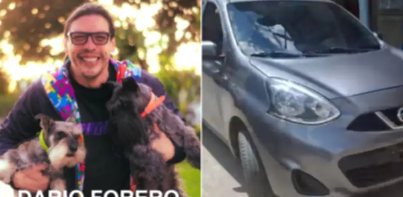 Hallan carro de Darío Forero, conductor asesinado en Bogotá, con placas cambiadas en Boyacá