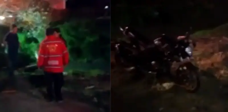 Hallan sin vida a motociclista que cayó a un caño en Funza tras intensa búsqueda