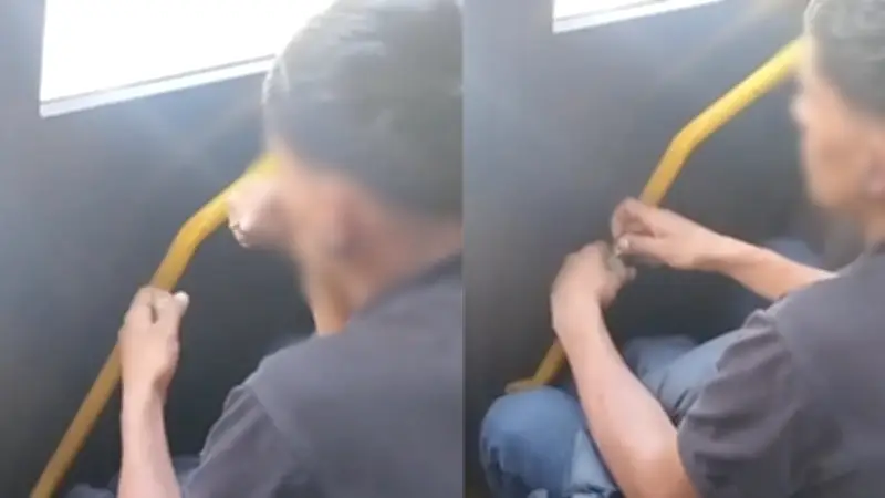 Hombre consume cocaína en bus del SITP en Bogotá: indignación y llamados a reforzar seguridad
