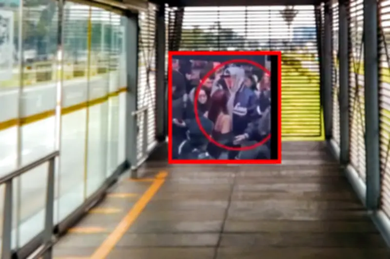 Hombre intenta asfixiar a guarda de Transmilenio por colarse en estación