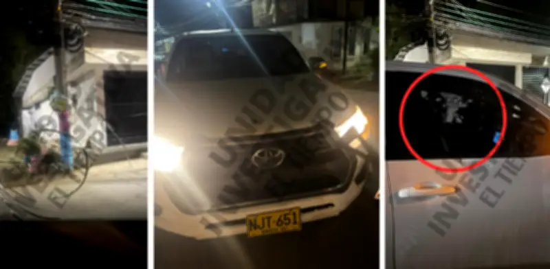 Investigan doble ataque a camionetas de la UNP en el Cauca; esposa de alcalde iba en una