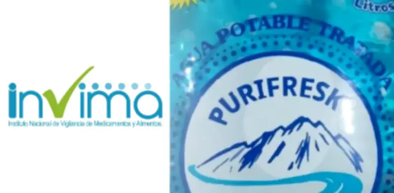 Invima alerta por venta de agua potable con registro sanitario vencido