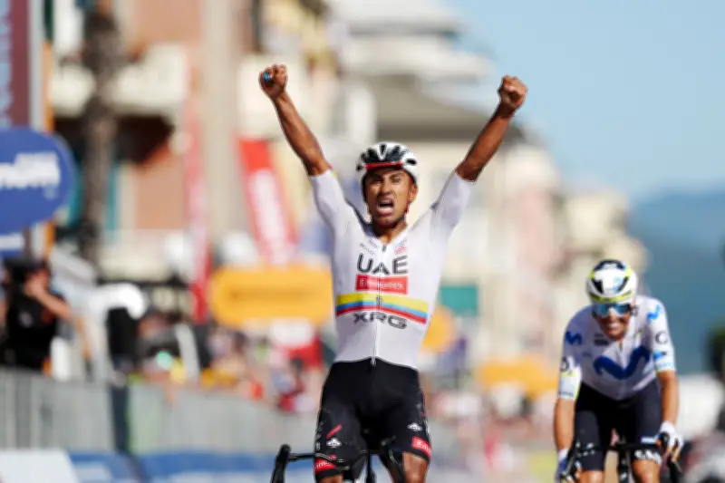 Jhonatan Narváez hace historia en el Giro de Italia con su tercera victoria
