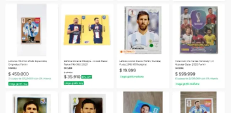 Álbum Panini 2026: lámina de Messi cuesta más que un almuerzo en Bogotá