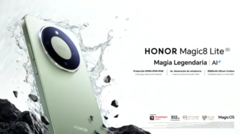 Llega a Colombia el HONOR Magic8 Lite con Récord Guinness de caída