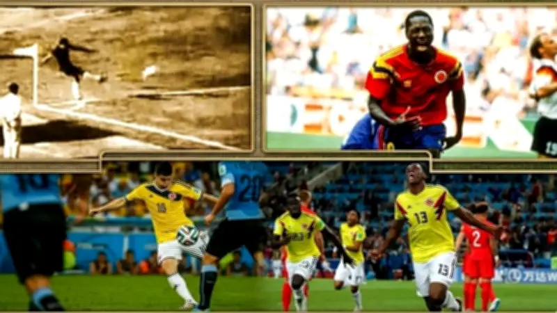Los goles más importantes de Colombia en los Mundiales de fútbol