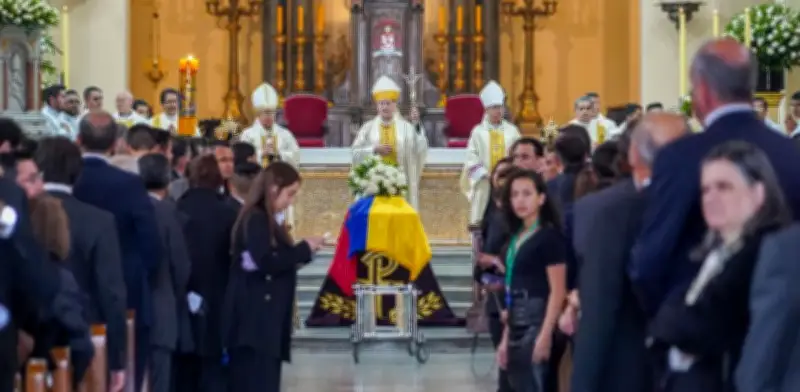 Último adiós a Germán Vargas Lleras en la Catedral Primada