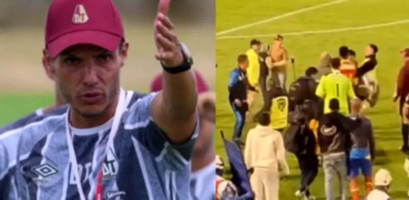 Lucas González critica a Risueño tras ataque a jugadores del Tolima en Pasto