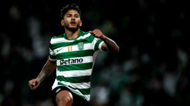 Luis Javier Suárez marca y Sporting golea 5-1 al Guimarães en Portugal