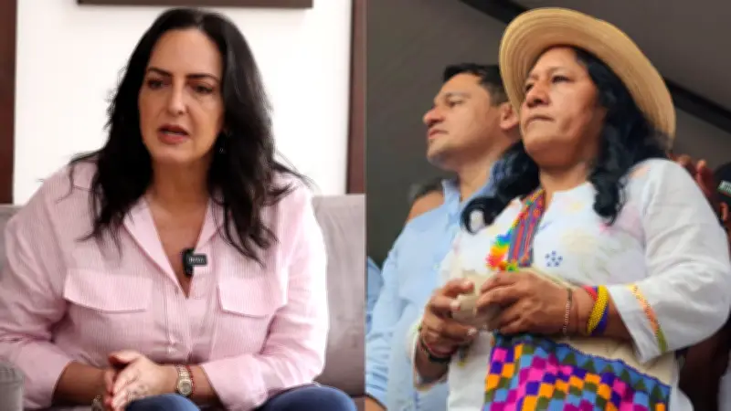 María Fernanda Cabal responde a Aida Quilcué por amenaza de mingas electorales