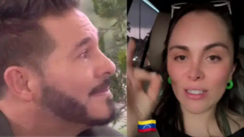 Marcelo Cezán y Michelle Gutiérrez defienden educación virtual de su hijo