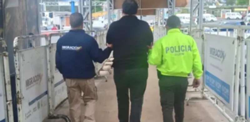 Migración Colombia captura en Ipiales a ecuatoriano buscado por Interpol por estafa