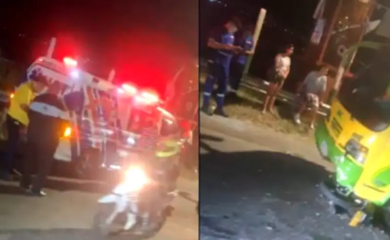 Milagro en Bucaramanga: dos ilesos tras aparatoso choque de moto contra buseta