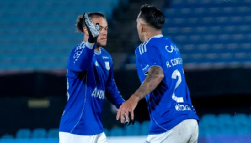 Millonarios remonta y vence 4-2 a Boston River en Sudamericana