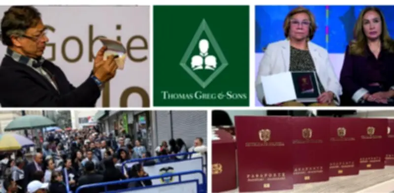 Modelo Petro de pasaportes no se ha puesto a prueba aún: Thomas Greg sigue imprimiendo