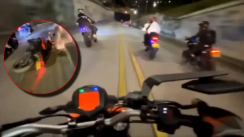 Motociclista choca contra bus de TransMilenio en carril exclusivo de la calle 26