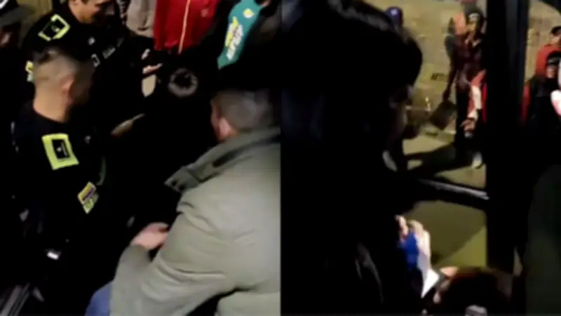 Mujer herida con machete en TransMilenio por robo de celular