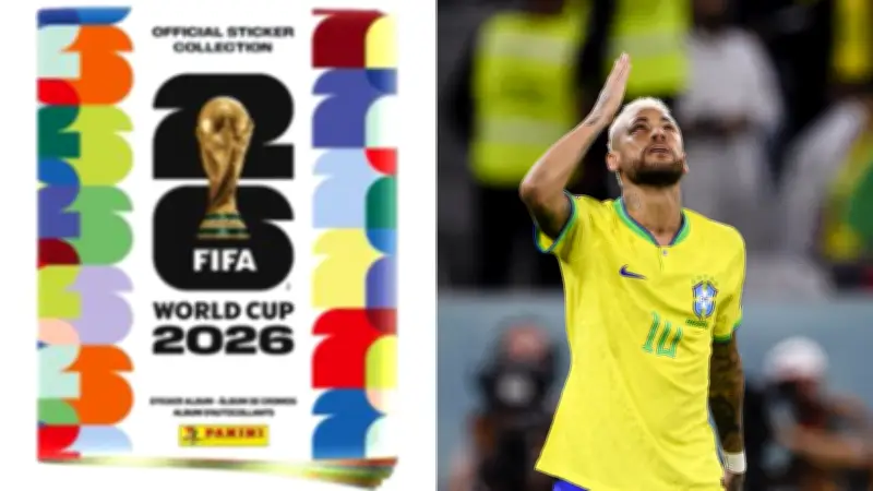 Neymar no aparece en álbum Panini del Mundial 2026: ¿habrá actualización?
