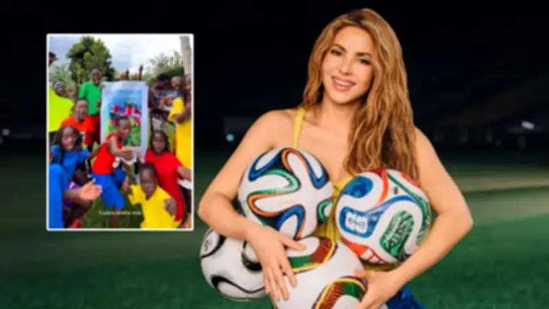 Niños de Uganda aceptan con emoción invitación de Shakira al Mundial 2026