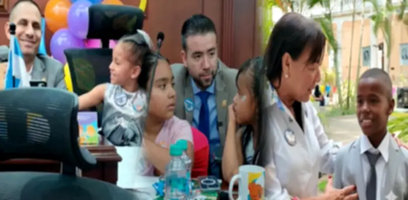 Niños ejercen control político en la Asamblea del Valle por bienestar animal