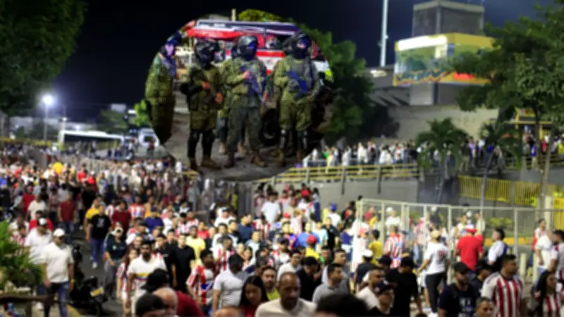 Nuevas medidas de seguridad en Cartagena para el partido Junior vs Cerro Porteño