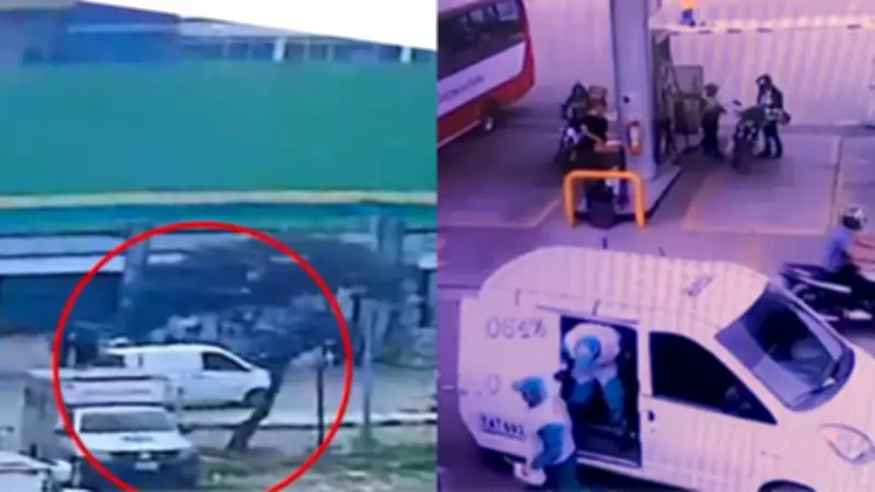 Nuevos videos del asalto a camión de valores en Soacha: un ladrón muerto