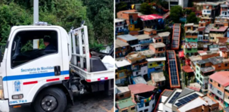 Operario de grúa de Movilidad agredido en Medellín: fractura de cráneo