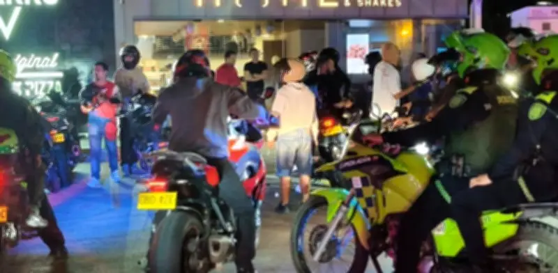Operativo en Puerto Colombia: 22 motos inmovilizadas por piques ilegales