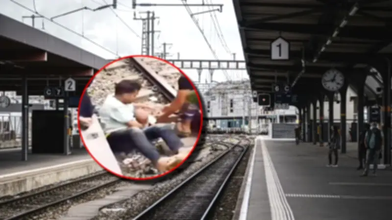 Padre se lanza a las vías del tren para salvar a su hijo de 2 años en Bangladesh