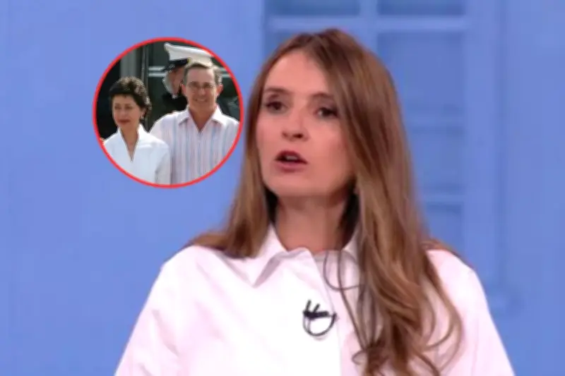 Paloma Valencia saluda a Lina Moreno en debate tras protestas en casa de Uribe