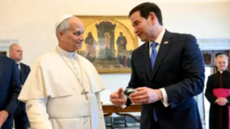 Papa León XIV y Marco Rubio acuerdan fortalecer relaciones bilaterales